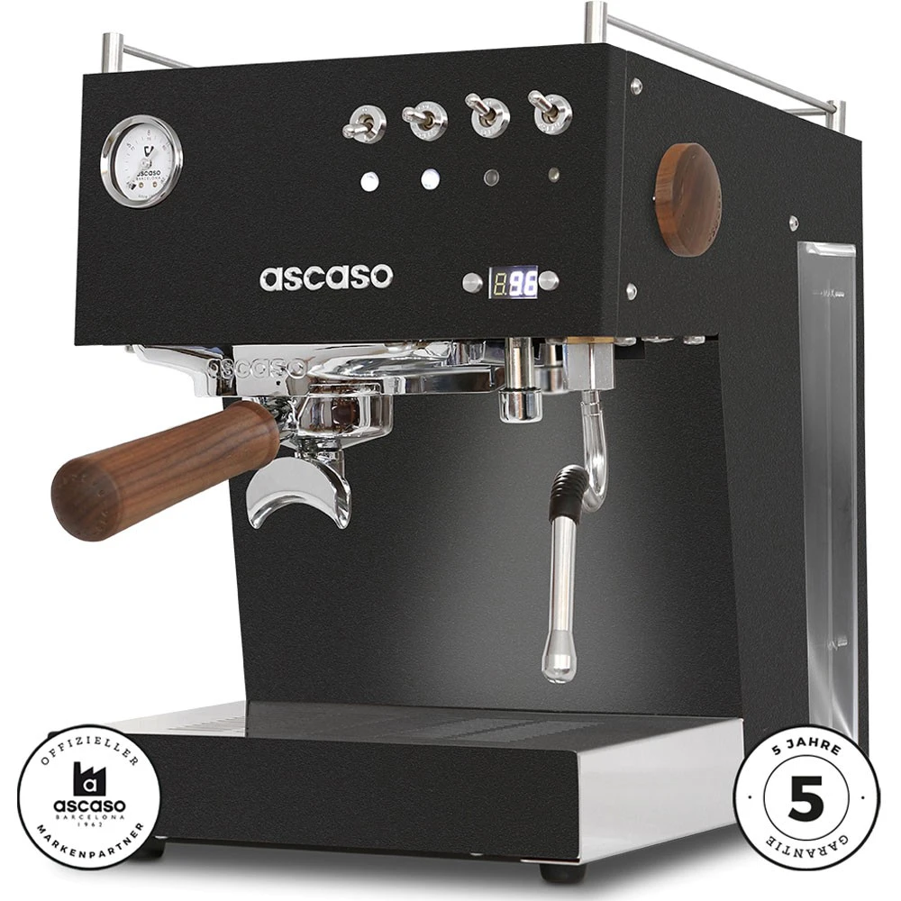 Ascaso Steel Duo PID 2022, Schwarz, Espressomaschine 4 Ascaso Steel Duo PID 2022, Schwarz, Espressomaschine – Bild 2
