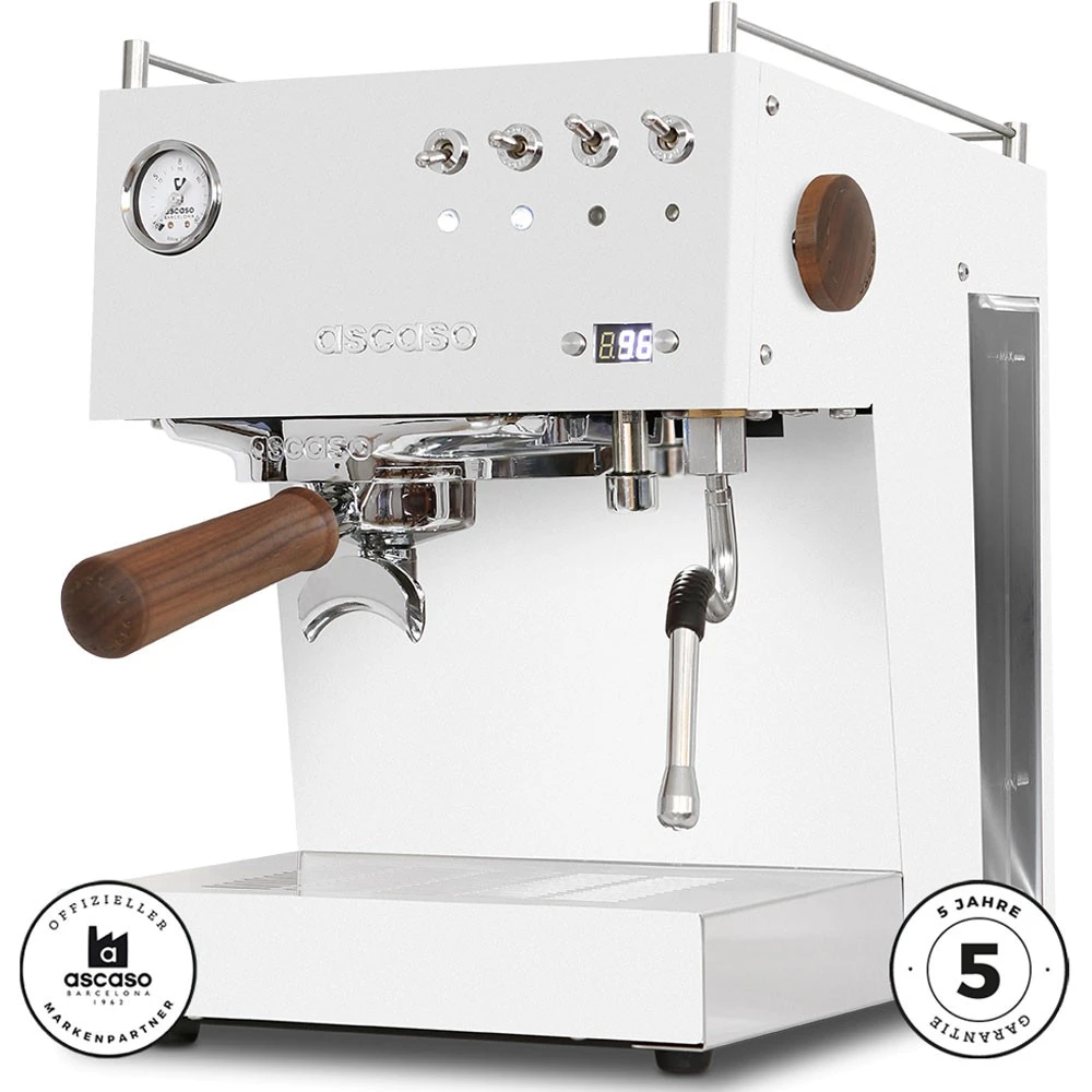 Ascaso Steel Duo PID 2022, Weiß Espressomaschine 4 Ascaso Steel Duo PID 2022, Weiß Espressomaschine – Bild 2