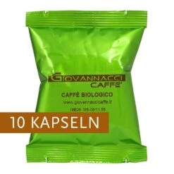Giovannacci BIO Arabica, 25 Kapseln NES -Feine Bohne Store GI15P Giovannacci BIO Organic 100 Prozent 10 Kapseln 1280x1280