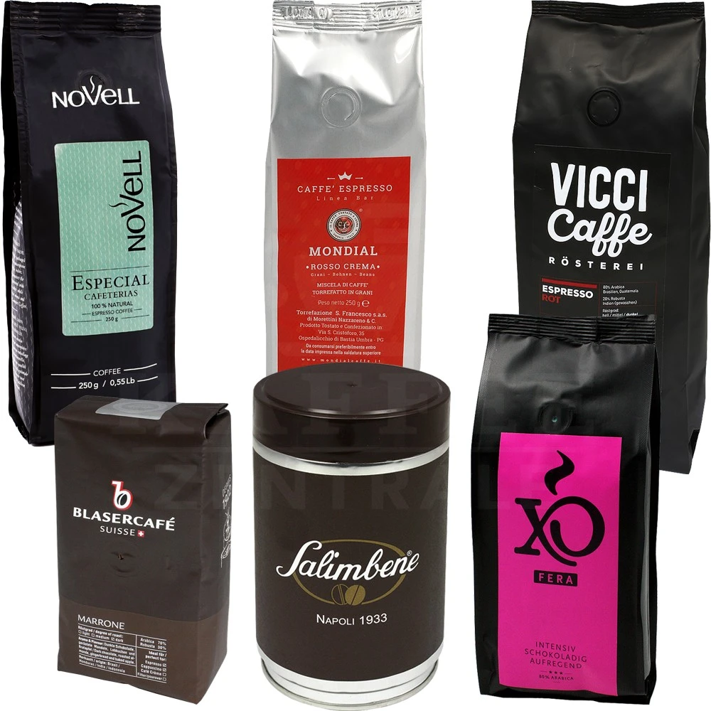 KAZ Probierpaket KRÄFTIG, Bohne 3 KAZ Probierpaket KRÄFTIG, Bohne