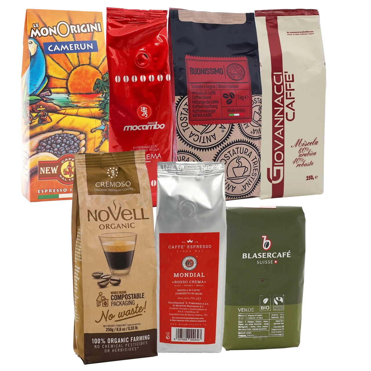 Probierpaket Crema Bombe, Bohne 3 Probierpaket Crema Bombe, Bohne