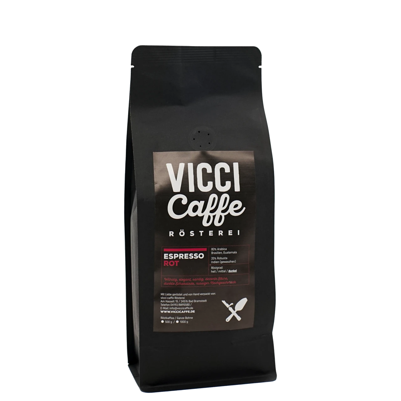 Vicci ROT, Bohne 500 G 3 Vicci ROT, Bohne 500 G