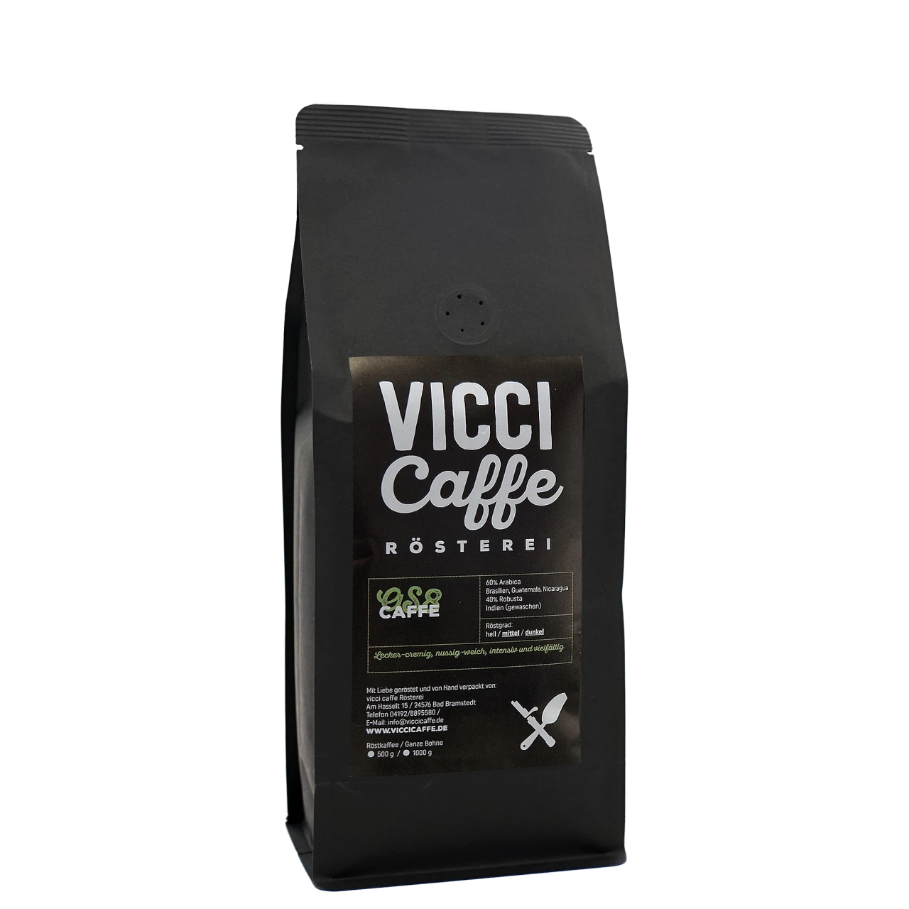 Vicci Caffè Caffe Creme, 500 G Bohne 3 Vicci Caffè Caffe Creme, 500 G Bohne