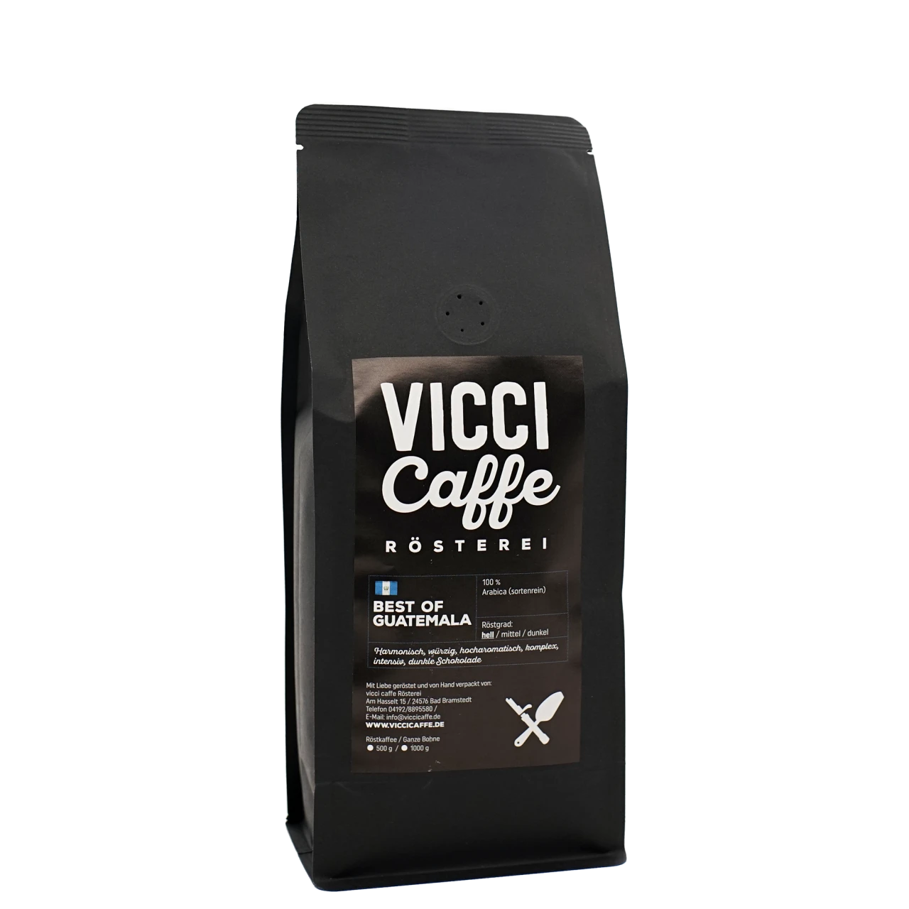 Vicci Guatemala Antigua, Gemahlen 500 G 3 Vicci Guatemala Antigua, Gemahlen 500 G